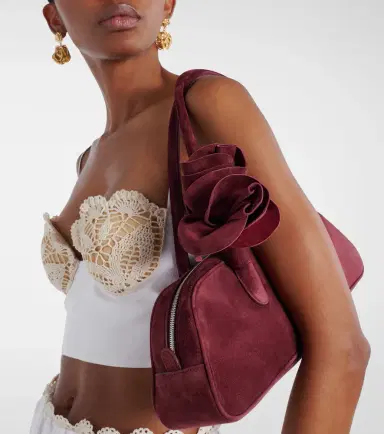 Magda Butrym Brigitte suede shoulder bag | Thumbnail 6 Magda Butrym Brigitte suede shoulder bag | Thumbnail 6