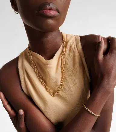 David Yurman Lexington 18kt gold chain necklace with diamonds | Thumbnail 2 David Yurman Lexington 18kt gold chain necklace with diamonds | Thumbnail 2