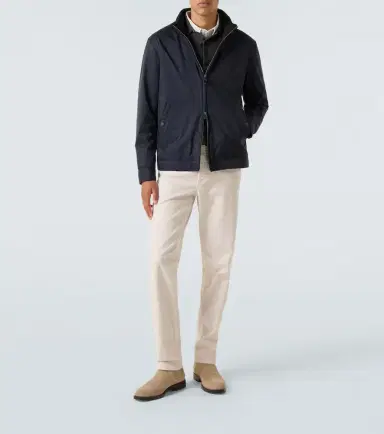 Canali Nuvola reversible blouson | Thumbnail 2 Canali Nuvola reversible blouson | Thumbnail 2