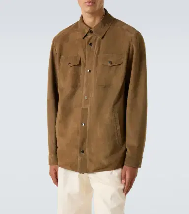 Canali Suede overshirt | Thumbnail 6 Canali Suede overshirt | Thumbnail 6