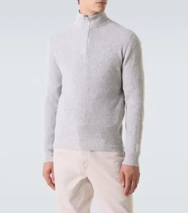 Canali Waffle-knit wool and cashmere sweater | Thumbnail 3 Canali Waffle-knit wool and cashmere sweater | Thumbnail 3