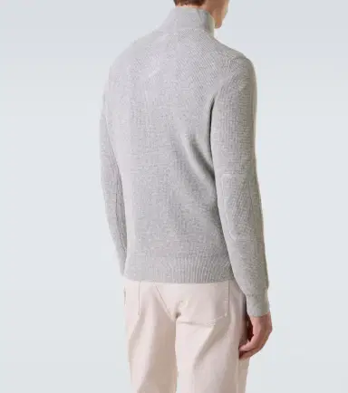 Canali Waffle-knit wool and cashmere sweater | Thumbnail 5 Canali Waffle-knit wool and cashmere sweater | Thumbnail 5