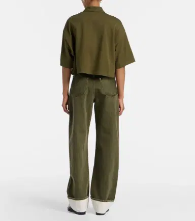 Bottega Veneta Cropped cotton polo shirt | Thumbnail 5 Bottega Veneta Cropped cotton polo shirt | Thumbnail 5