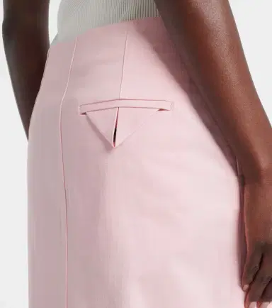 Bottega Veneta Cotton twill midi skirt | Thumbnail 3 Bottega Veneta Cotton twill midi skirt | Thumbnail 3