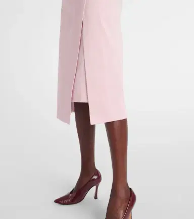 Bottega Veneta Cotton twill midi skirt | Thumbnail 6 Bottega Veneta Cotton twill midi skirt | Thumbnail 6