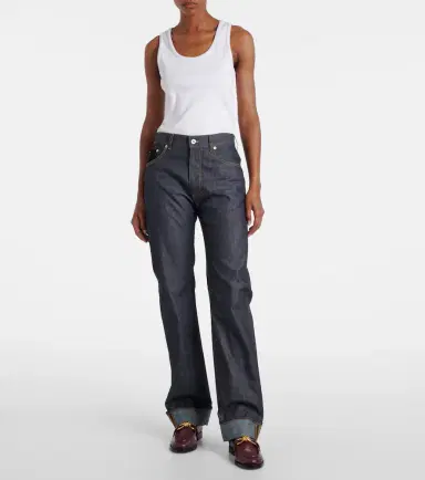 Bottega Veneta Mid-rise straight jeans | Thumbnail 5 Bottega Veneta Mid-rise straight jeans | Thumbnail 5