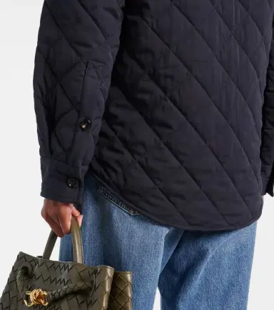 Bottega Veneta Quilted cotton-blend overshirt | Thumbnail 4 Bottega Veneta Quilted cotton-blend overshirt | Thumbnail 4
