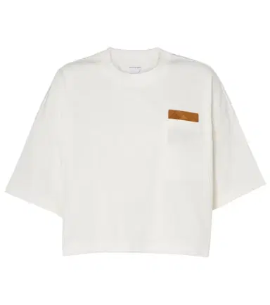Bottega Veneta Intrecciato cotton jersey T-shirt | Thumbnail 1 Bottega Veneta Intrecciato cotton jersey T-shirt | Thumbnail 1