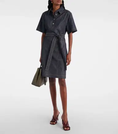 Bottega Veneta Denim minidress | Thumbnail 3 Bottega Veneta Denim minidress | Thumbnail 3