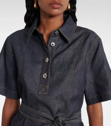 Bottega Veneta Denim minidress | Thumbnail 4 Bottega Veneta Denim minidress | Thumbnail 4