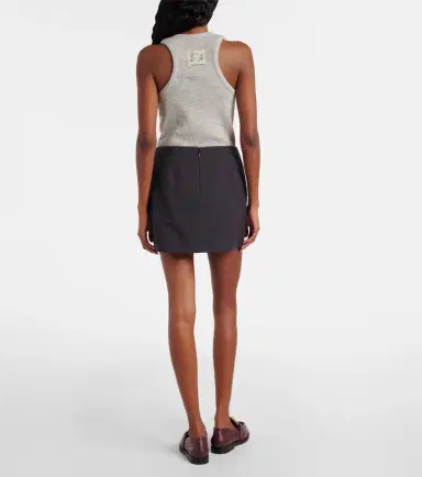 Bottega Veneta Woven miniskirt | Thumbnail 4 Bottega Veneta Woven miniskirt | Thumbnail 4