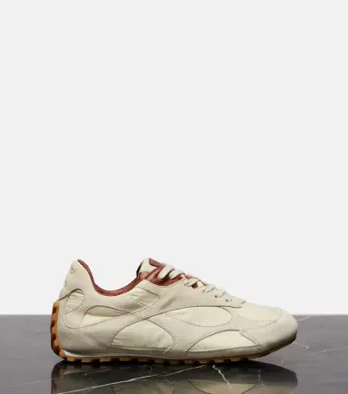 Bottega Veneta Orbit Flash suede-trimmed sneakers | Thumbnail 2 Bottega Veneta Orbit Flash suede-trimmed sneakers | Thumbnail 2