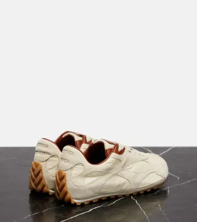 Bottega Veneta Orbit Flash suede-trimmed sneakers | Thumbnail 4 Bottega Veneta Orbit Flash suede-trimmed sneakers | Thumbnail 4