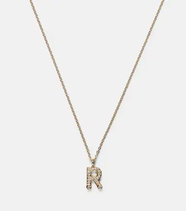 Sophie Bille Brahe Initial 18kt gold necklace with diamonds | Thumbnail 2 Sophie Bille Brahe Initial 18kt gold necklace with diamonds | Thumbnail 2