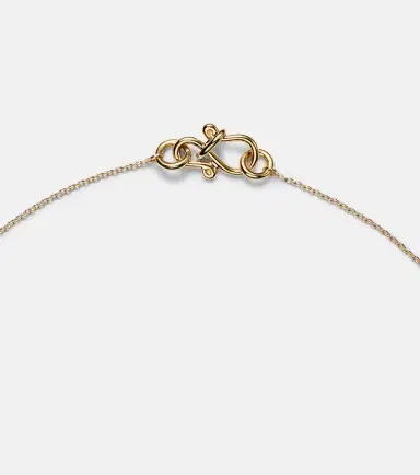 Sophie Bille Brahe Initial 18kt gold necklace with diamonds | Thumbnail 3 Sophie Bille Brahe Initial 18kt gold necklace with diamonds | Thumbnail 3