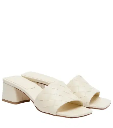 Bottega Veneta Parco 45 Intrecciato leather mules | Thumbnail 1 Bottega Veneta Parco 45 Intrecciato leather mules | Thumbnail 1