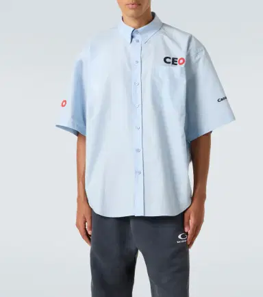 Balenciaga Oversized cotton poplin shirt | Thumbnail 2 Balenciaga Oversized cotton poplin shirt | Thumbnail 2