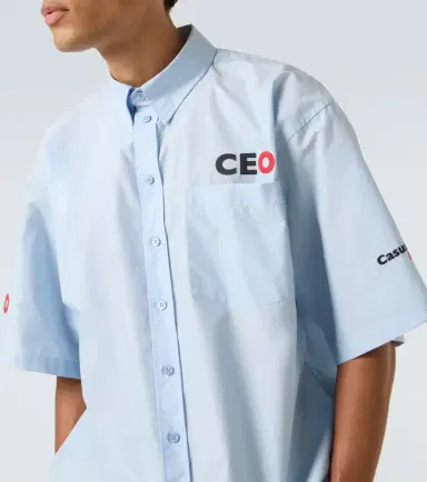 Balenciaga Oversized cotton poplin shirt | Thumbnail 5 Balenciaga Oversized cotton poplin shirt | Thumbnail 5