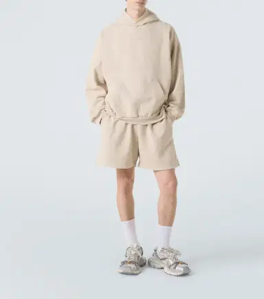 Balenciaga Logo cotton fleece hoodie | Thumbnail 4 Balenciaga Logo cotton fleece hoodie | Thumbnail 4