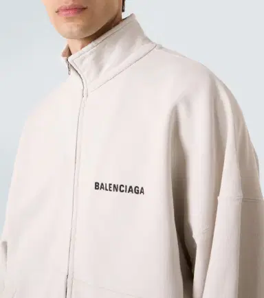 Balenciaga Logo cotton jersey track jacket | Thumbnail 2 Balenciaga Logo cotton jersey track jacket | Thumbnail 2