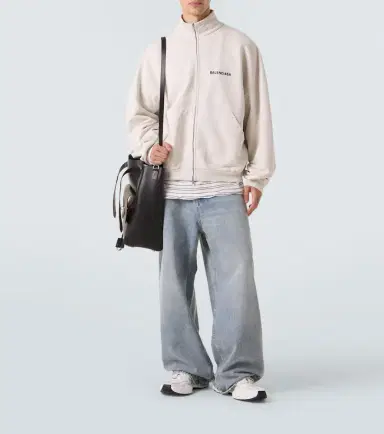 Balenciaga Logo cotton jersey track jacket | Thumbnail 4 Balenciaga Logo cotton jersey track jacket | Thumbnail 4