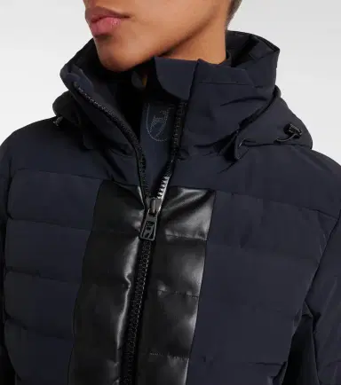 Toni Sailer Lisbeth faux leather-trimmed ski jacket | Thumbnail 3 Toni Sailer Lisbeth faux leather-trimmed ski jacket | Thumbnail 3