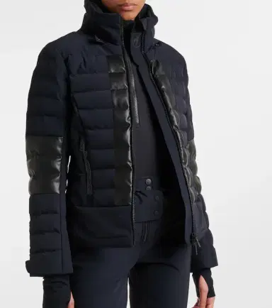 Toni Sailer Lisbeth faux leather-trimmed ski jacket | Thumbnail 4 Toni Sailer Lisbeth faux leather-trimmed ski jacket | Thumbnail 4