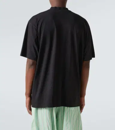 Balenciaga Printed cotton jersey T-shirt | Thumbnail 3 Balenciaga Printed cotton jersey T-shirt | Thumbnail 3
