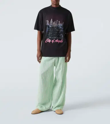 Balenciaga Printed cotton jersey T-shirt | Thumbnail 5 Balenciaga Printed cotton jersey T-shirt | Thumbnail 5
