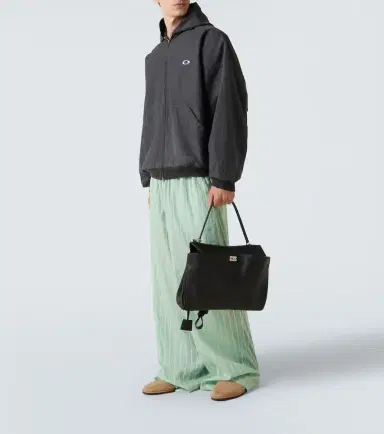 Balenciaga Trompe l-ail denim hoodie | Thumbnail 3 Balenciaga Trompe l-ail denim hoodie | Thumbnail 3