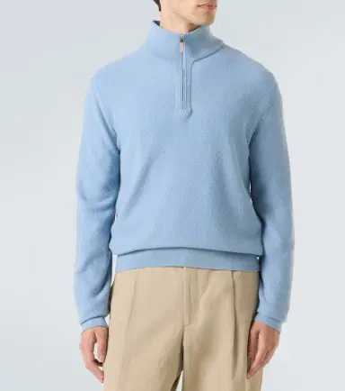Zegna Cashmere mockneck sweater | Thumbnail 2 Zegna Cashmere mockneck sweater | Thumbnail 2