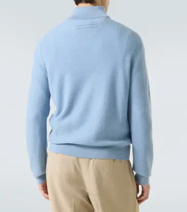 Zegna Cashmere mockneck sweater | Thumbnail 4 Zegna Cashmere mockneck sweater | Thumbnail 4