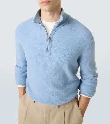 Zegna Cashmere mockneck sweater | Thumbnail 6 Zegna Cashmere mockneck sweater | Thumbnail 6