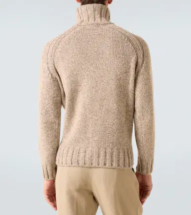 Zegna Cashmere and wool turtleneck sweater | Thumbnail 6 Zegna Cashmere and wool turtleneck sweater | Thumbnail 6