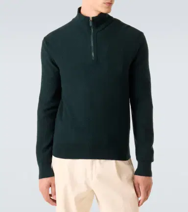 Zegna Cashmere half-zip sweater | Thumbnail 2 Zegna Cashmere half-zip sweater | Thumbnail 2