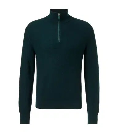 Zegna Cashmere half-zip sweater | Thumbnail 1 Zegna Cashmere half-zip sweater | Thumbnail 1