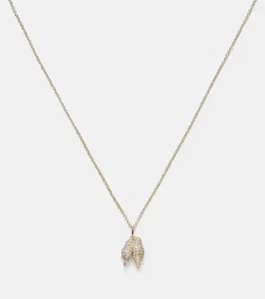 Sydney Evan Lovebirds 14kt gold necklace with diamonds | Thumbnail 2 Sydney Evan Lovebirds 14kt gold necklace with diamonds | Thumbnail 2