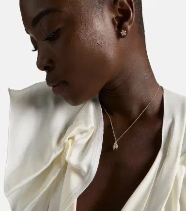 Sydney Evan Lovebirds 14kt gold necklace with diamonds | Thumbnail 5 Sydney Evan Lovebirds 14kt gold necklace with diamonds | Thumbnail 5