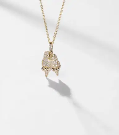Sydney Evan Lovebirds 14kt gold necklace with diamonds | Thumbnail 7 Sydney Evan Lovebirds 14kt gold necklace with diamonds | Thumbnail 7