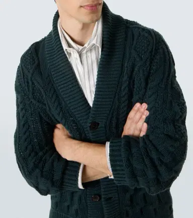 Zegna Cable-knit cashmere cardigan | Thumbnail 6 Zegna Cable-knit cashmere cardigan | Thumbnail 6