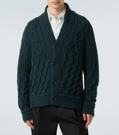 Zegna Cable-knit cashmere cardigan | Thumbnail 7 Zegna Cable-knit cashmere cardigan | Thumbnail 7
