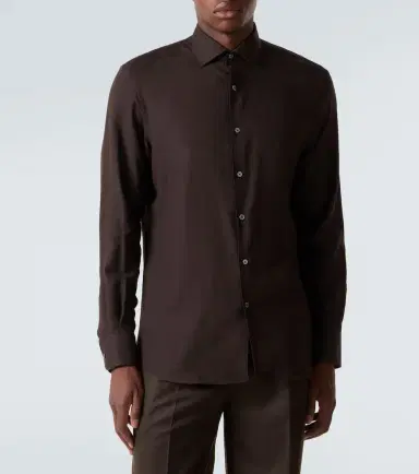 Zegna Cotton and cashmere shirt | Thumbnail 2 Zegna Cotton and cashmere shirt | Thumbnail 2