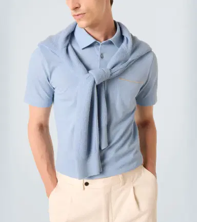 Zegna Cotton piqué polo shirt | Thumbnail 2 Zegna Cotton piqué polo shirt | Thumbnail 2