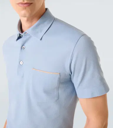Zegna Cotton piqué polo shirt | Thumbnail 5 Zegna Cotton piqué polo shirt | Thumbnail 5