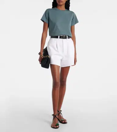 AGOLDE Rhoda pleated high-rise denim shorts | Thumbnail 3 AGOLDE Rhoda pleated high-rise denim shorts | Thumbnail 3