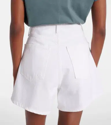 AGOLDE Rhoda pleated high-rise denim shorts | Thumbnail 4 AGOLDE Rhoda pleated high-rise denim shorts | Thumbnail 4