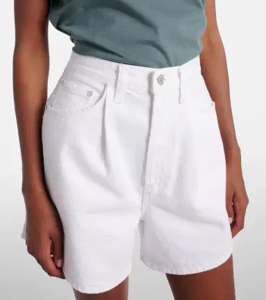 AGOLDE Rhoda pleated high-rise denim shorts | Thumbnail 5 AGOLDE Rhoda pleated high-rise denim shorts | Thumbnail 5