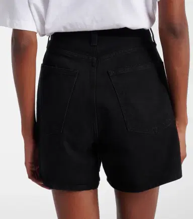 AGOLDE Rhoda pleated high-rise denim shorts | Thumbnail 4 AGOLDE Rhoda pleated high-rise denim shorts | Thumbnail 4