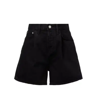 AGOLDE Rhoda pleated high-rise denim shorts | Thumbnail 1 AGOLDE Rhoda pleated high-rise denim shorts | Thumbnail 1