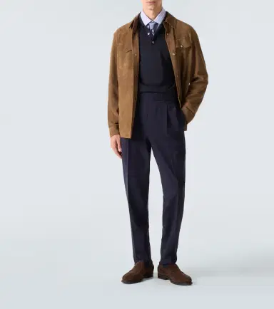 Zegna Pleated straight pants | Thumbnail 2 Zegna Pleated straight pants | Thumbnail 2
